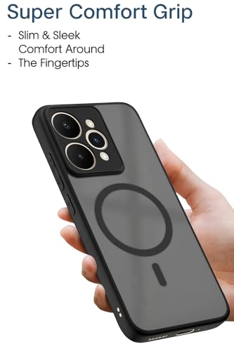 Image of Back Cover for Realme 15 Pro 5G Shockproof PC + TPU Protective Case Magnetic Support Bumper Case Translucent Phone Cover (Realme 15 Pro 5g)