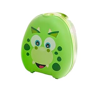 My Carry Potty – Dinosaur Travel Potty, Award-Winning Portable Toddler Toilet Seat for Kids to Take Everywhere