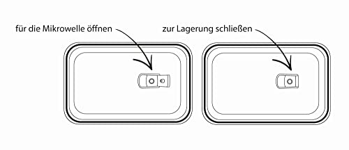 Frischhaltedosen aus Glas Steuber Set mit 10 Stück