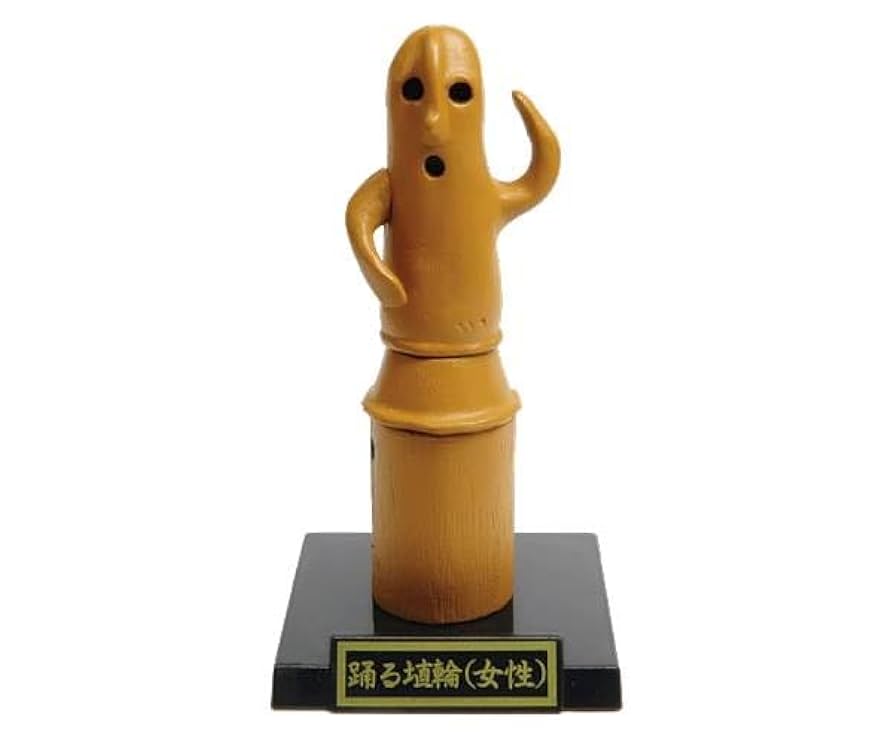 埴輪土偶馬　ワイヤー義足工芸品 黒台座ビンテージ 埴輪土偶馬 ワイヤー義足工芸品 黒台座ビンテージ 埴輪土偶馬