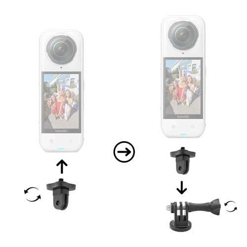 Image of Insta360 X5 8K 360 Waterproof Action Camera (White) | 1 /1.28 inch Sensors, PureVideo AI, Stabilization, 185-Min Battery Life, Rugged Build (CINSAAHA X532) + 50-in-1 Accessory Kit + 64GB Card + More