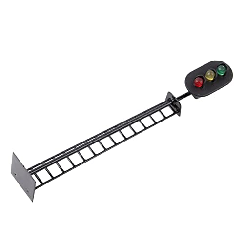 IWOWHERO Model Train Signal Light Traffic Lamp Decor for Miniature Railway Scene Layout Durable and Safe Material for Sand Table and Landscape Decoration