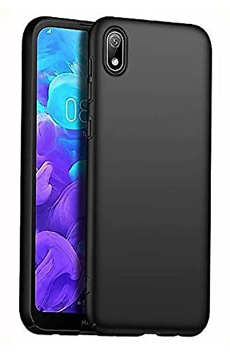 Image of Mobile Back Cover Case for Honor 8S / Huawei Y5 (2019), Amn-Lx9, Amn-Lx1, Amn-Lx2, Amn-Lx3 (Silicone Case|CameraProtection|Black SC1510)