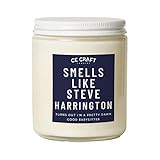 CE Craft - Smells Like Steve Harrington Scented Candle - Iced Vanilla Woods - Soy Wax Candle - Gift for Her