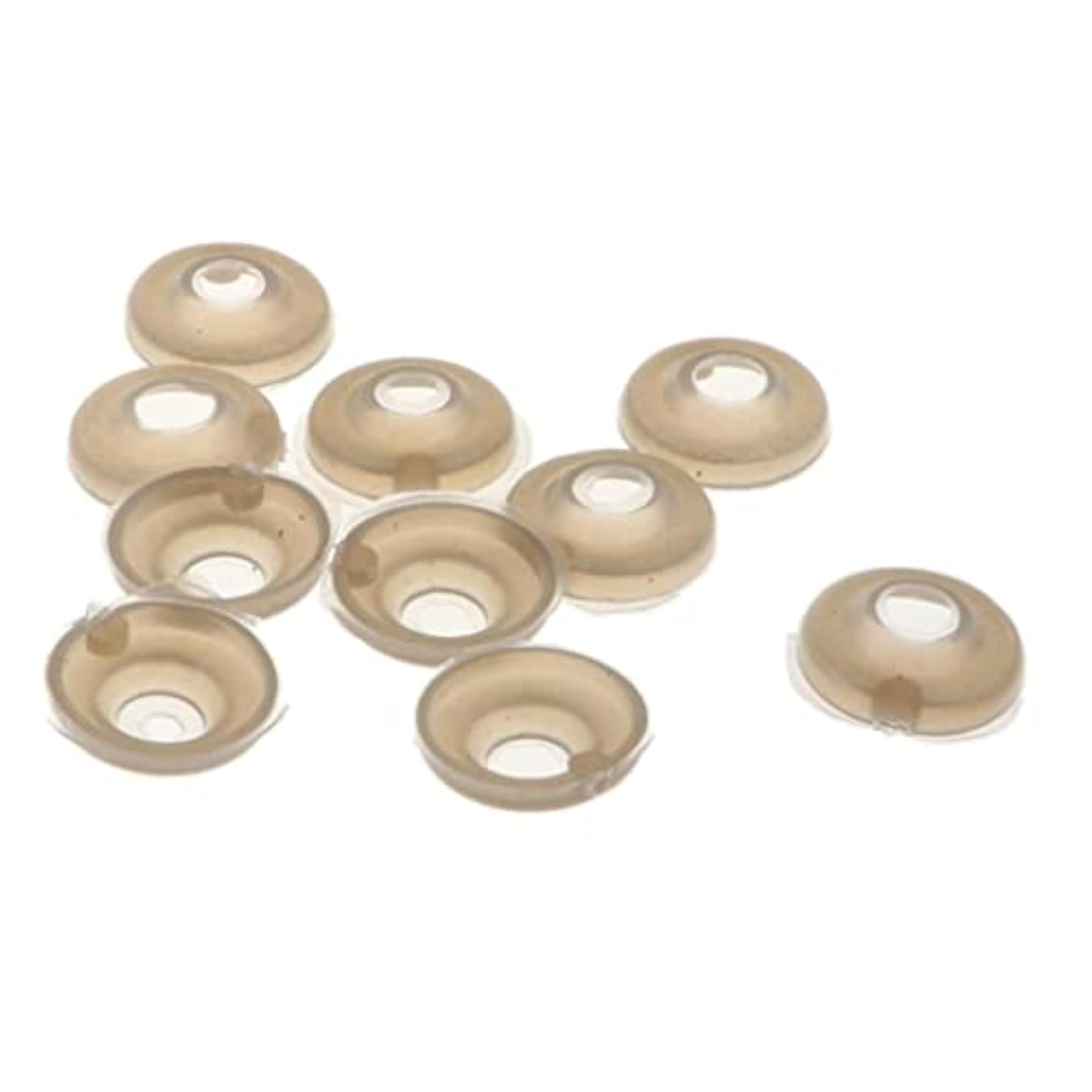 10pcs Safety Toy Eyes + Glitter Nonwovens + Washer, 24mm Dark Blue