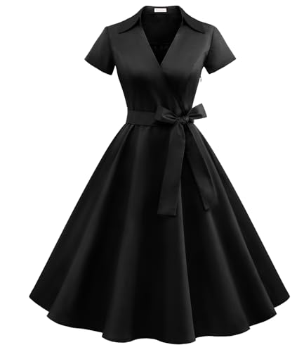 Timormode Damen Kleid, Gr. L, schwarz