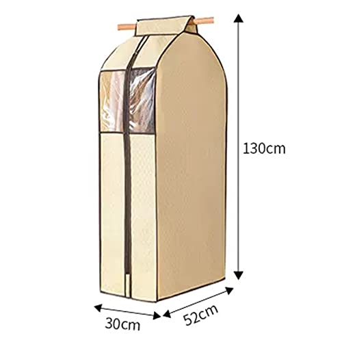 Storage Bags for Clothes,Enclosed Hanging Garment Bags for Closet Storage Made of Non-woven Fabric Transparent Window Fully Enclosed Waterproof and Dustproof3