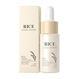 Reisserum mit Porenpflege & Barriere Repair, Rice Glow Serum, Aufhellendes Feuchtigkeitsserum für Fettige Haut, 17ml (17ml, 1pc)