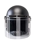 polizei einsatzhelm neu mit Visier und Nackenprotektoren
