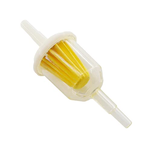 MCHNIC 2x Universal 6-8mm Benzinfilter Kraftstofffilter Vorfilter Ø 6mm und 8mm für PKW Auto Motorrad Rasenmäher Roller Mofa Trike Quad Kleine Traktoren
