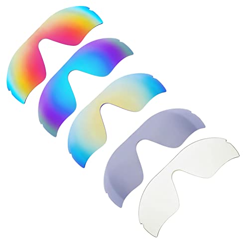 Lentilles de remplacement pour Oakley Radar Path lot de 5 couleurs de verres interchangeables
