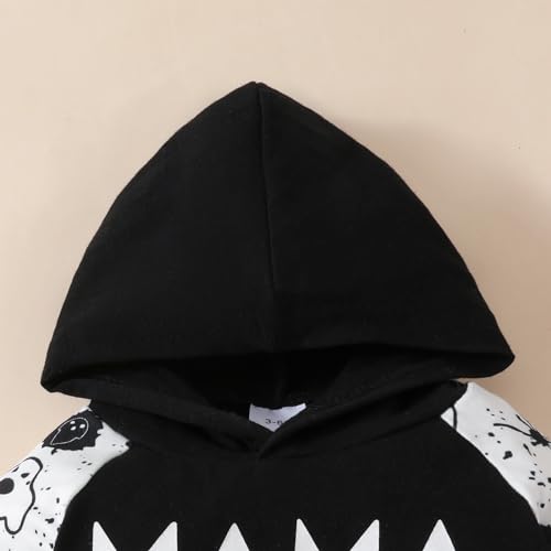 Halloween Baby Clothes Mama Is My Boo Ghost Hoodie Long Sleeve Sweatshirt Tops Pants Toddler Fall Winter Outfit Set2