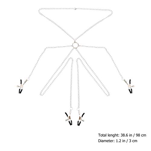 ARTIBETTER Pinça de Mamilo Clipe de Leite Clipe de Clitóris Mamilo Joias de Mamilo Clipe de Corrente