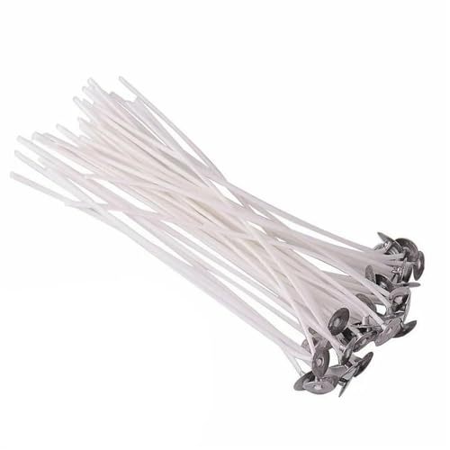 Mechas de Algodón Enceradas para Velas 200 piezas 20 cm miniatura 5