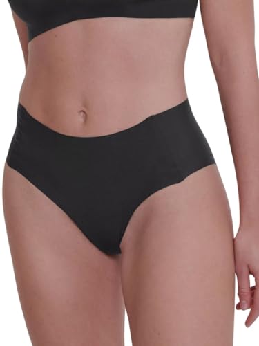 sloggi Zero Feel 2.0 High Waist, Briefs para Mujer, Black, L