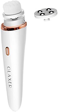 Facial Brush Waterproof Body Facial Cleansing Brush for Deep Cleansing, Bi-directional Massage Head IPX6 Waterproof