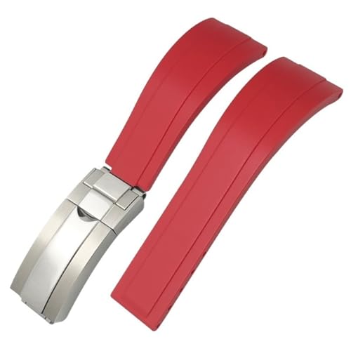 Bracelet de montre en caoutchouc naturel 18mm 20mm silicone pour montre