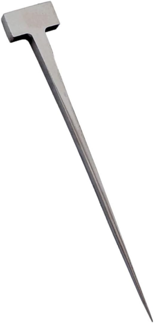 Stainless Steel T Shaped Eel Nail Killing Fish Spike Kitchen Gadget Home Seafood Tool for Fish Cleaning and Cooking