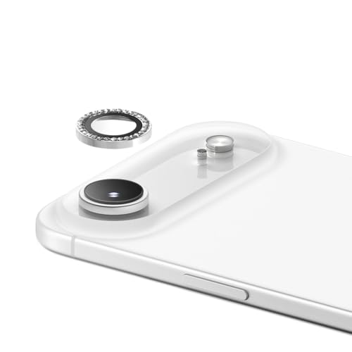 Lentille appareil photo iPhone Air argent anti-rayures et transparente