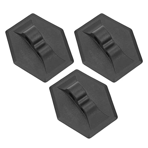 3Pcs Boat Rope Buckle Holder 2 Holes Hex Boat Rope Buckle Ho3Pcs Boat Rope Buckle Holder 2 Holes Hex Boat Rope Buckle Holder Mount for Inflatable Boat Kayak Canoe Accessories Black