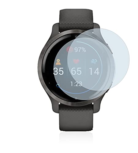 BROTECT Full-Cover Screen Protector compatibel met Garmin Venu 2S (2 Stuks) - Full-Screen Schermbeschermer, 3D Curved - Image 3