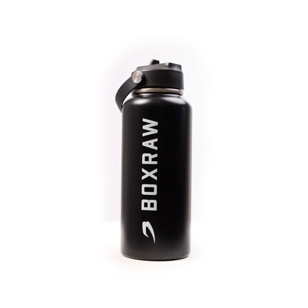 32oz Stainless Steel Water Bottle by BOXRAW
