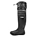 Amoji Women Rain Water Boots Knee High Mud Rubber Farm Boots For Wading Garden Fishing Black 9 Women