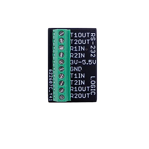 Treedix 2 x Mini RS232 auf TTL MAX3232 Konvertierungsadapterplatine Transceiver Breakout Board 3V-5V