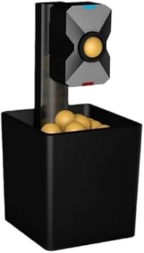 Ping Pong Robot Machine Robot Automatic 9 Point Ping Pong Ball Robot with Wireless Remote Control Automatic Varnish Ball Puffer Launcher for Enthusiasts