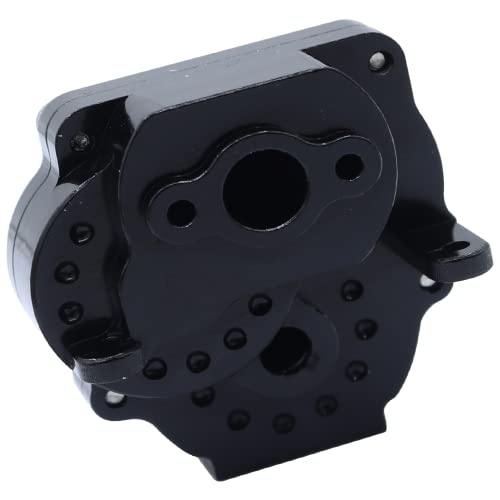 Aluminum Transmission Case Gearbox Housing For Trx4M 1/18 Rc Crawler Car Upgrade Parts (Black) #TOP4