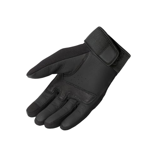 Gants moto TUCANO CRAB S NERO en cuir et textile extensible