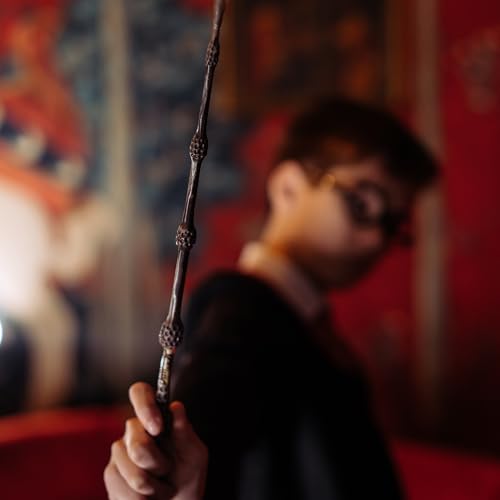 HP Light Wands Toy for Kids with Music Box - Magic Wand & Round Wizard unglass Gift HP Accesssories Cosplay Combo Magic Wand (Elder Wand with 1lakh Money Saving Box)