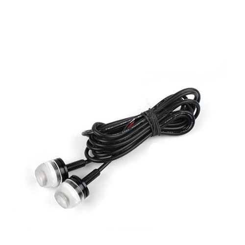WBFLZTYOP 2pcs Motorcycle Rear Light 12V LED Eagle Eye Bulb Driving Lights Signal Light LED Chip License Plate Bolt Tail Turn Lights Lights Tails
