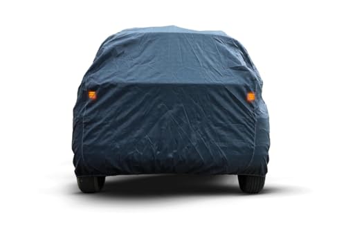 Image of Anti Dust, Heat Resistant Car Cover for Hyundai i20 Active |All Weather Protection Car Cover | Triple Stitched Fully Elastic Ultra Surface Body Protection |