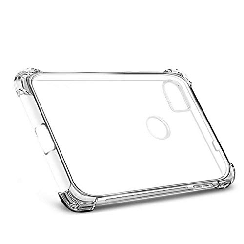 iCoverCase Compatible with Google Pixel 2 XL Clear Case, Crystal Clear Soft TPU Shock Absorption Bumper Slim Thin Cover Case -Clear