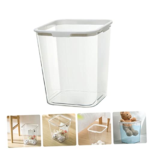 Caneca cuadrada transparente para oficina PET miniatura 6