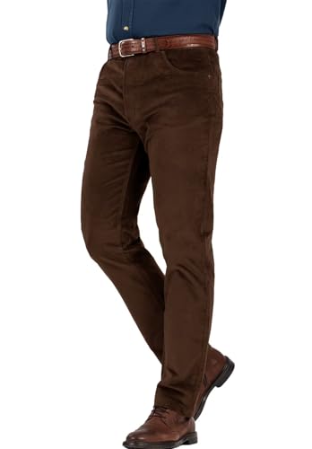 Dress Pants for Men Velvet Classic-Fit Expandable-Waist Flat-Front Suit Pants