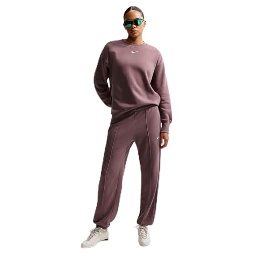 Nike W NSW Chll Ft Jggr Pant jogging coton femme taille elastique noir