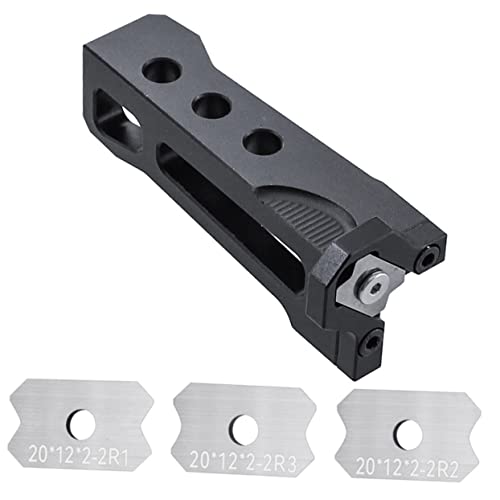 LALAFINA Raboteuse à Main Pour Travail Du Bois, Rabot-bloc Manuel 4 Pièces Lames Interchangeables, Outil Ergonomique Pour Ébavurage Et Finition Des Bords, Usage Menuiserie, Kit Complet Solide