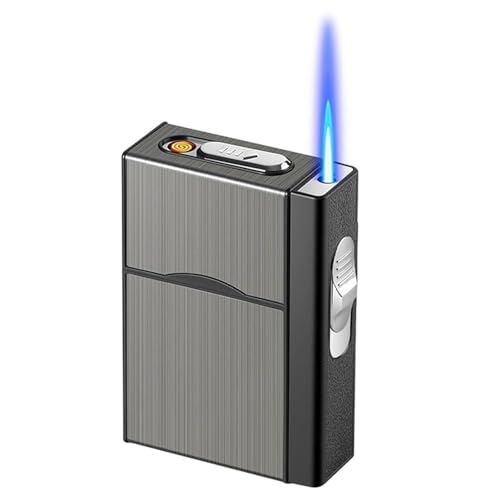 Encendedor 2 en 1 estuche para cigarrillos recargable USB