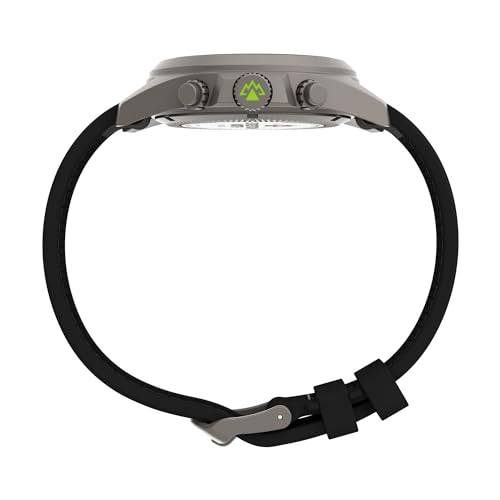 TIMEX Men Rubber Black Analog Dial Watch- Tw2V96300X6, Band Color-Black - Image 2