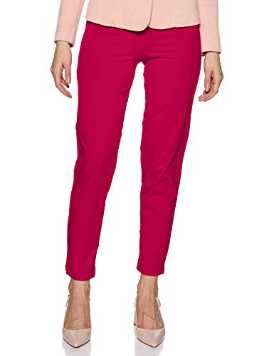 Image of Rupa Women's Regular Fit High Rise Softline Cotton Blend Knitted Pant with Zip Pocket,All-Purpose Fashion for Western, Ethnic, and Casual Wear - Full-Length, Solid, Pack of 1