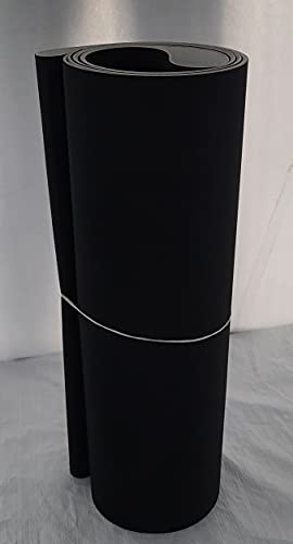 Generic Treadmill Belt (102 x 16 inch) Black Flat Belt for Treadmill