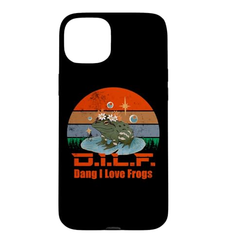D.I.L.F.-Dang I love Frogs | �ʔ����J�G���������D�� �X�}�z�P�[�X iPhone 15 Plus �p