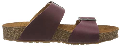 Image of HAFLINGER Andrea Elegant Leather Sandals with Rubber Sole and Cork Latex Footbed Unisex