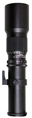 Opteka 500mm/1000mm f/8 Manual Telephoto Lens for Nikon D5, D4S, DF, D4, D810, D800, D750, D610, D500, D7500, D7200, D7100, D5600, D5500, D5300, D5200, D5100, D3400, D3300, D3200 Digital SLR Cameras - Thumbnail 2