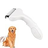 Enthaarungsbürste für Hunde, sanftes selbstreinigendes Haustierzubehör, Welpenzupfbürste, Reinigungswerkzeuge – für langes, kurzes Baden, Entfilzen aller Rassen, täglich, drinnen und Zuhause