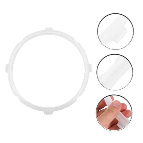 Anillo de sellado de silicona para olla a presión, repuesto blanco, resistente a altas temperaturas, ajuste perfecto para cocina doméstica, vida útil prolongada, accesorio compacto para mantenimiento miniatura 6