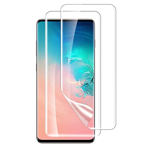 Image of STP FEEL� (2 Pack Unbreakable Membrane Screen Protector Guard For Samsung Galaxy S10 (6.1 Inch) | Membrane Ultra Smooth Touch with Finger Print Support - HD /3 Months Warranty�
