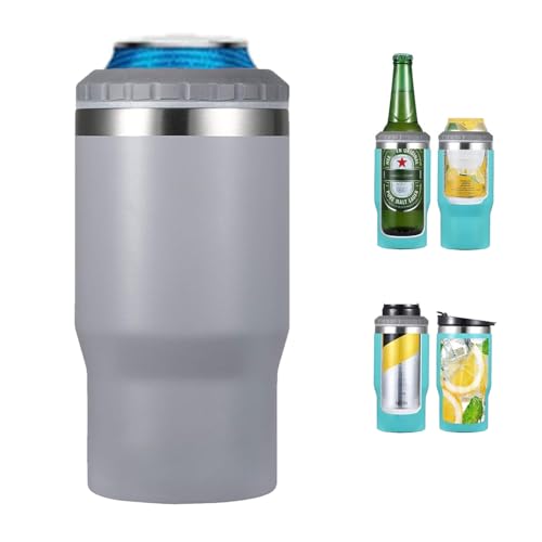 Gteller 4-in-1 Edelstahl-Dosen-/Flaschenisolator, 400 ml, Zwei-Wege-Deckel, SUS isolierter...